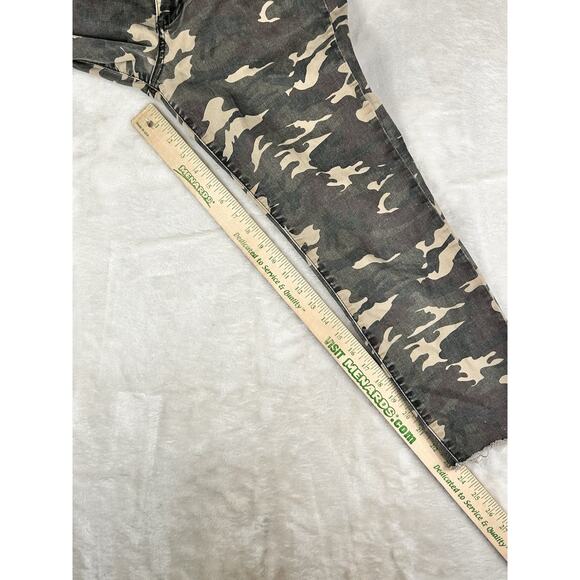 KUT From The Kloth (Size 10) Connie Mid Rise Ankle Skinny Camo Jeans - Picture 6 of 8
